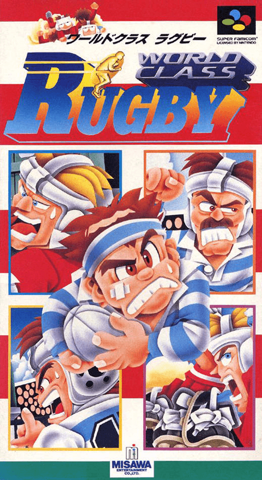 World Class Rugby 2 box art for Super Famicom
